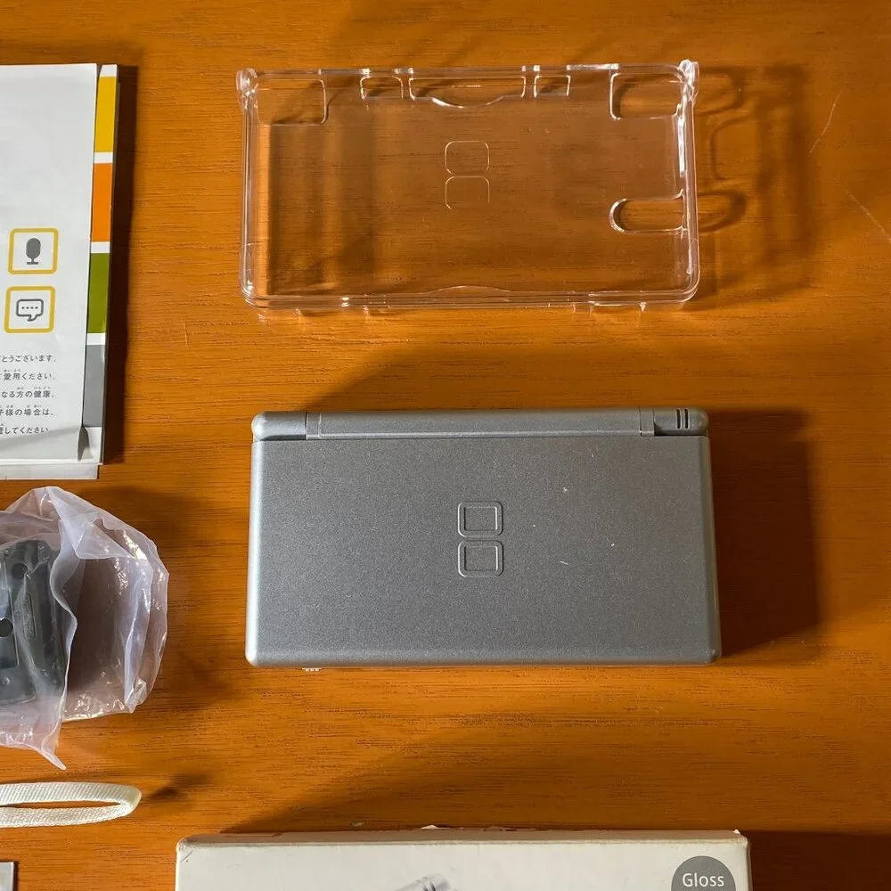 Nintendo DS Lite Console with Original Box Manual Charger Region Free from Japan